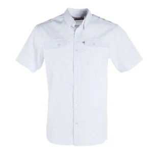 Sand Hill Ranch White Short Sleeve Button Shirt