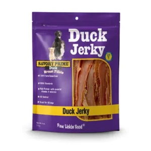 Savory Prime Natural Duck Jerky Dog Treat 1ea/4 oz