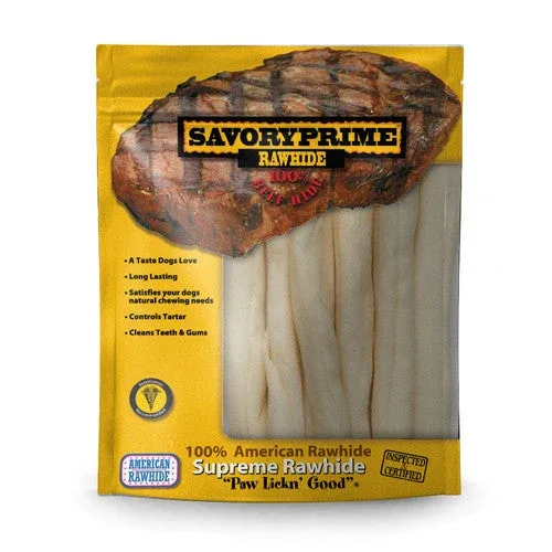 Savory Prime Supreme Rawhide Retriever Roll Natural 4.8 oz 7 pk - Image 2