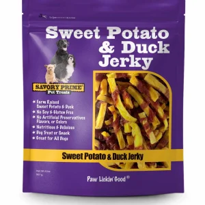 Savory Prime Sweet Potato & Duck Jerky 32 oz. Dog Treats