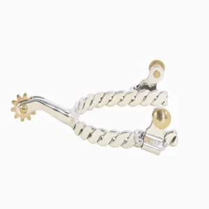 SB Rowel & Button Twisted Spur