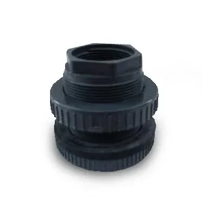 Schedule 80 Bulkhead 3/4" Thread x Thread (Hole Size 1 5/8")