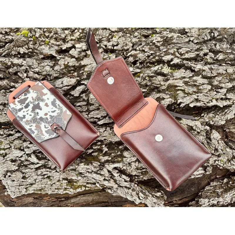 Schulz Equine Patterned Cell Phone Back Cinch Holder - Image 2