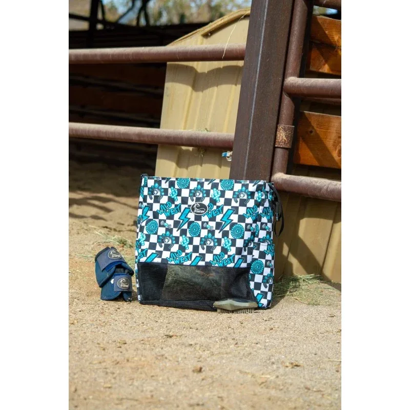 Schulz Equine Turquoise Glass Everything Equine Tote Bag - Image 2