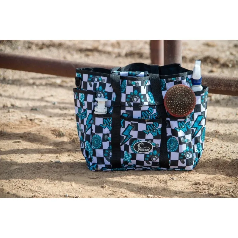 Schulz Equine Turquoise Glass Grooming Tote