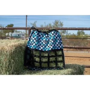 Schulz Equine Turquoise Glass Happy Trailer Hay Bag