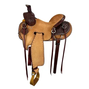 Scott Thomas Custom Saddles Stran Smith Tooled Roughout Rigging Rancher Saddle
