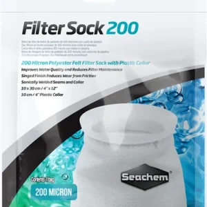 Seachem Filter Sock 200 Micron Welded 4"x12" @ Fish Tanks Direct