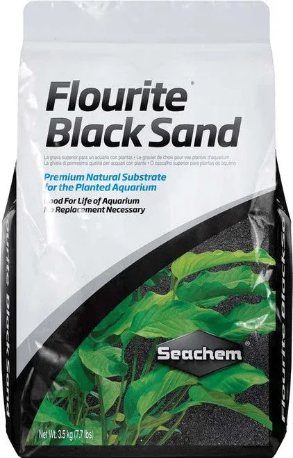 Seachem Flourite Planted Aquarium Sand Black 7.7 lb - Image 2