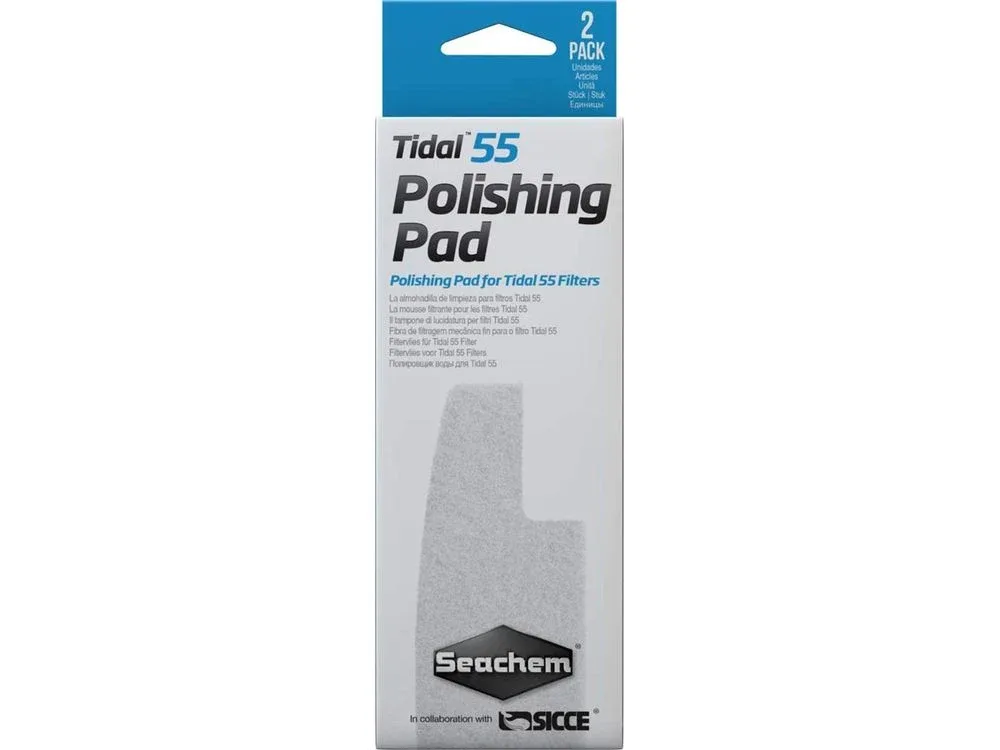 Seachem Laboratories Tidal Polishing Pad For Tidal 55 Filters, White, 1ea/2 pk - Image 2