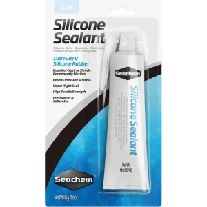 Seachem Silicone Sealant and Adhesive Clear 3 oz