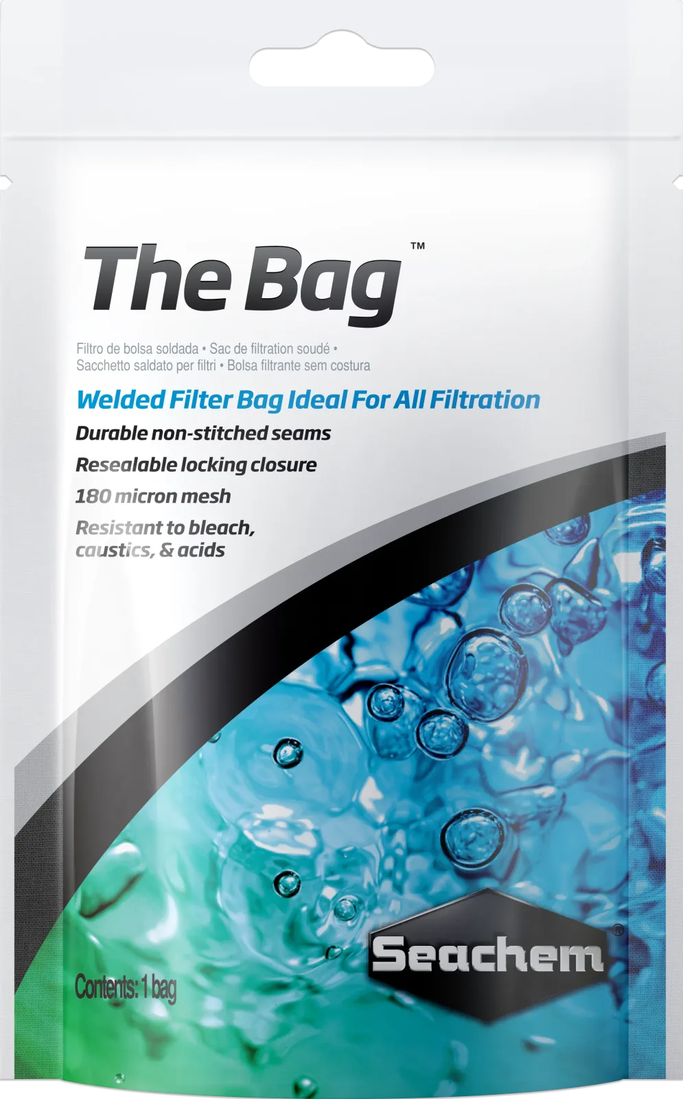 Seachem The Bag 5" x 10" Filter Bag w/ zip tie