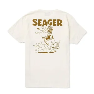 Seager Inc Mens Jaripeo White Tee
