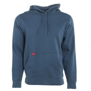 Seager Inc Mens Petrol Blue Company Hoodie