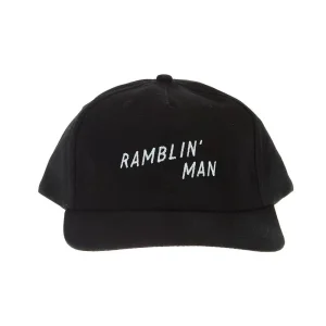 Seager Inc Ramblin Man Hemp Black Cap