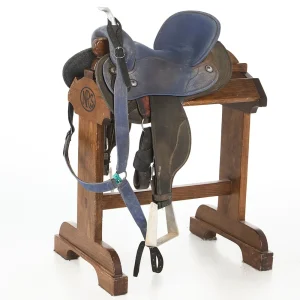 Selas Bautz Used 14.5in Blue Barrel Saddle