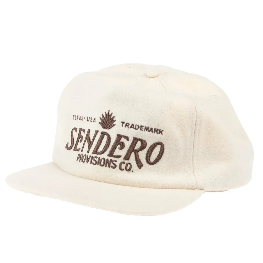 Sendero Provisions Co Men's Cream Felt Logo Cap - Image 2