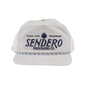 Sendero Provisions Co Mens Grey Rope Logo Cap