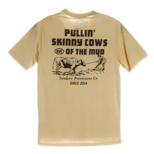 Sendero Provisions Co Men's Skinny Cows Cream Tee