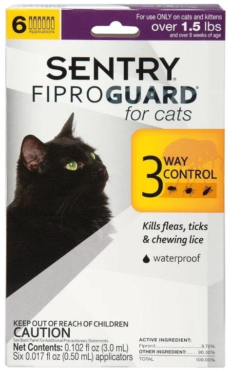 Sentry FiproGuard Flea & Tick for Cats