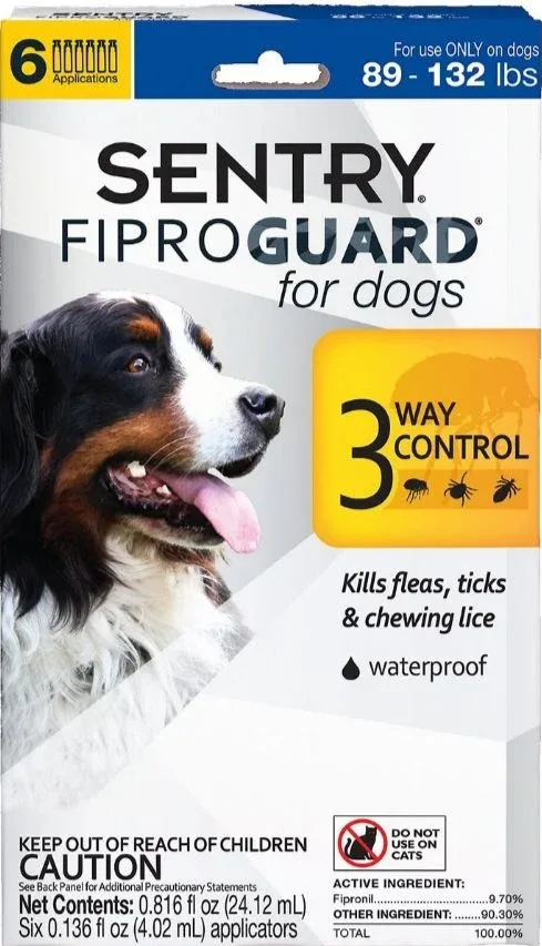 Sentry FiproGuard Flea & Tick for Dogs