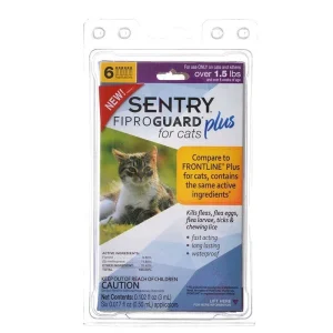 Sentry Fiproguard Plus Flea and Tick for Cats & Kittens