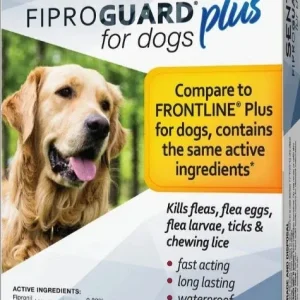 Sentry Fiproguard Plus IGR Flea and Tick for Dogs & Puppies