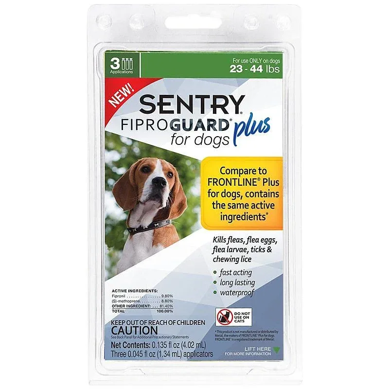 Sentry Fiproguard Plus IGR Flea and Tick for Dogs & Puppies