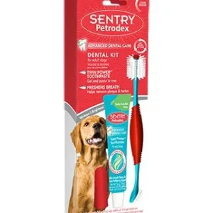 Sentry Petrodex Dental Kit for Adult Dogs