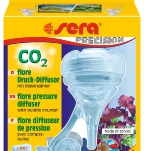 Sera flore CO2 pressure diffuser with integrated bubble counter
