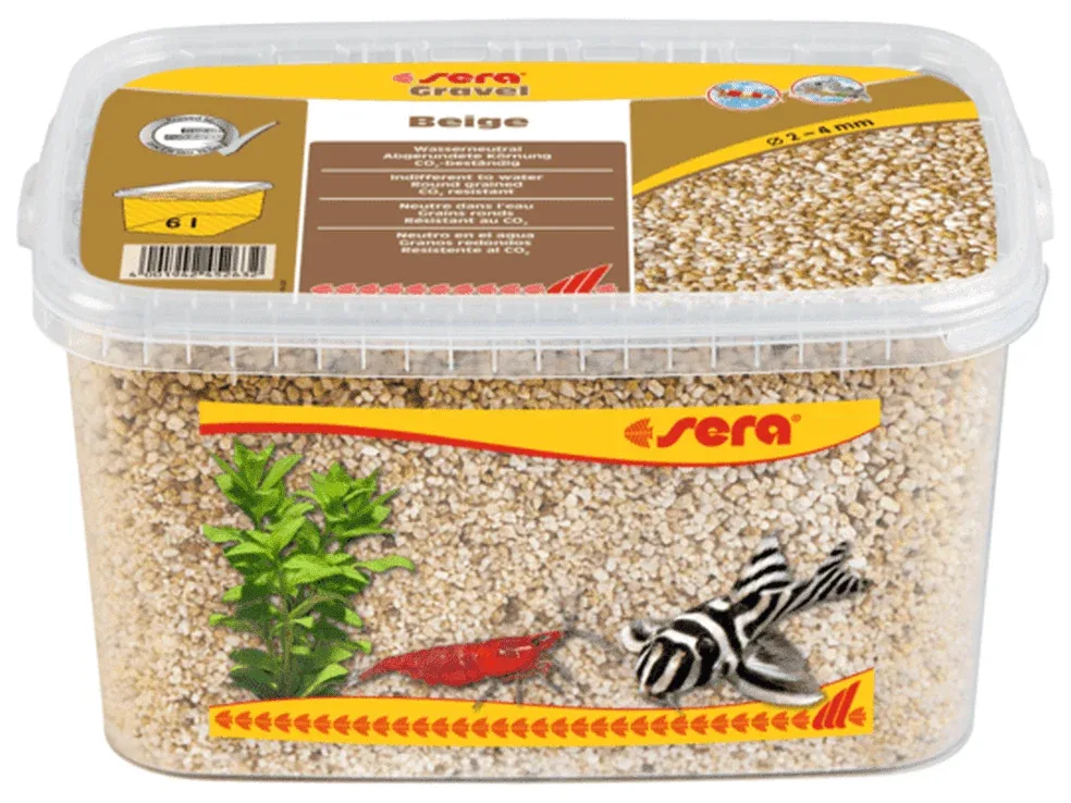 Sera Gravel Beige 2-4mm 6L