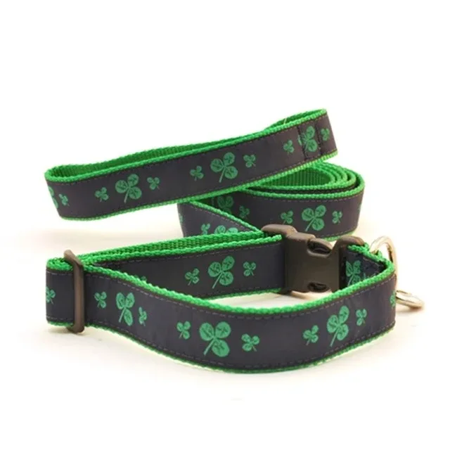 Shamrock -- Blue on Green