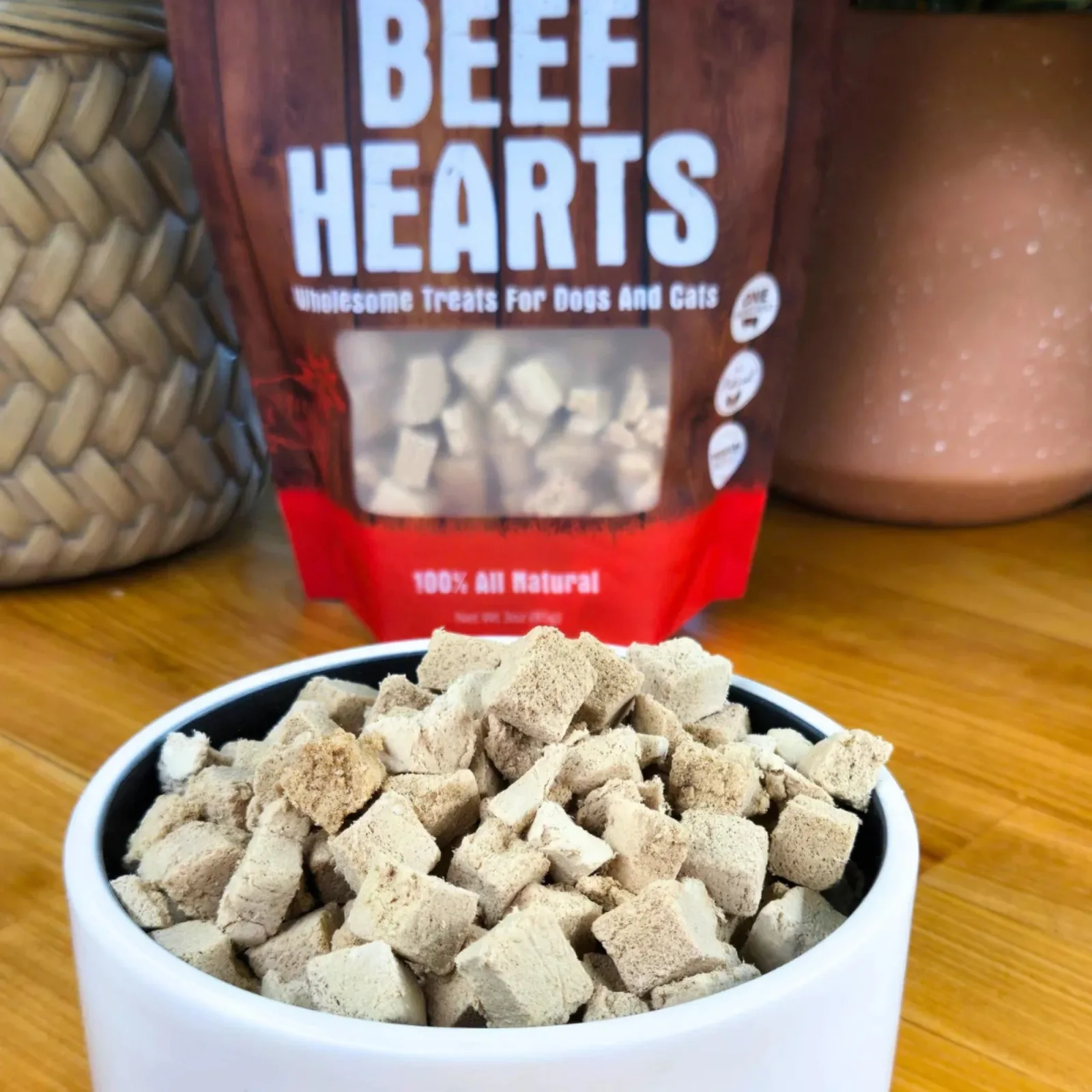 Shepherd Boy Farms Dog & Cat Freeze-Dried Beef Heart 3 oz - Image 2