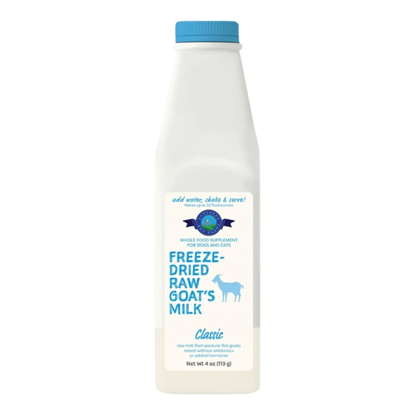 Shepherd Boy Farms Dog & Cat Freeze-Dried Raw Goat Milk Classic, 32 oz