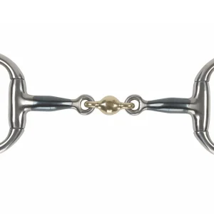 Shires Blue Sweet Iron Flat Eggbutt Bit with Lozenge