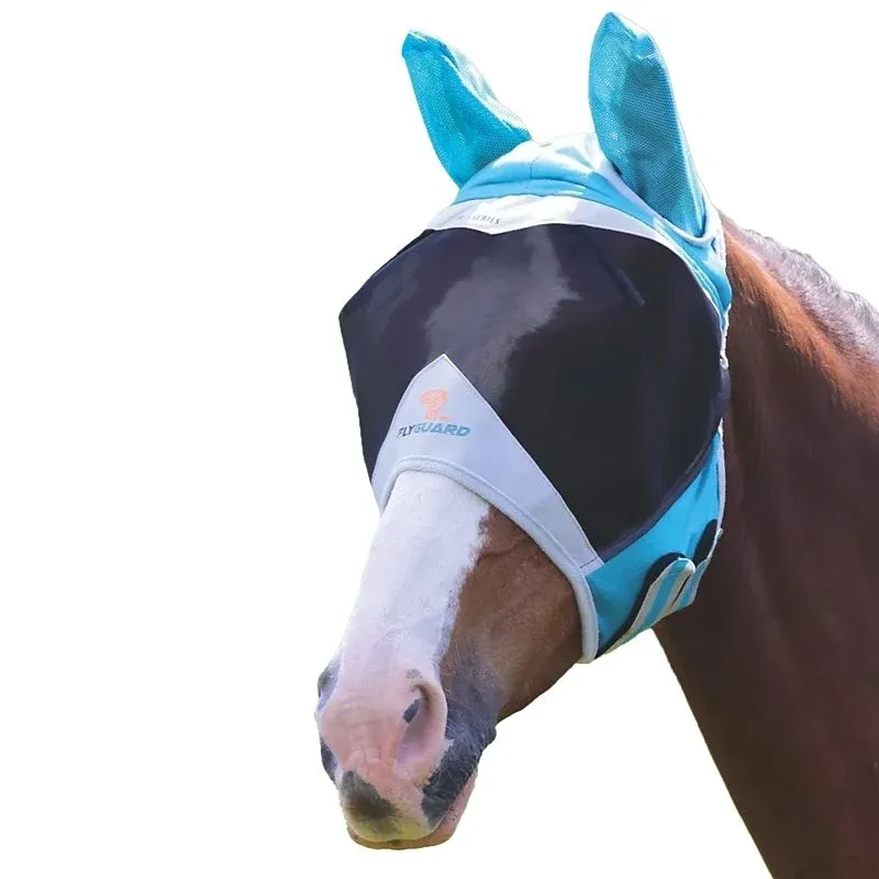 Shires FlyGuard Pro Fine Mesh Fly Mask with Ears - Image 2