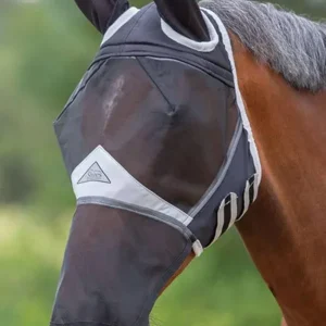 Shires FlyGuard Pro Fine Mesh Fly Mask with Ears & Nose