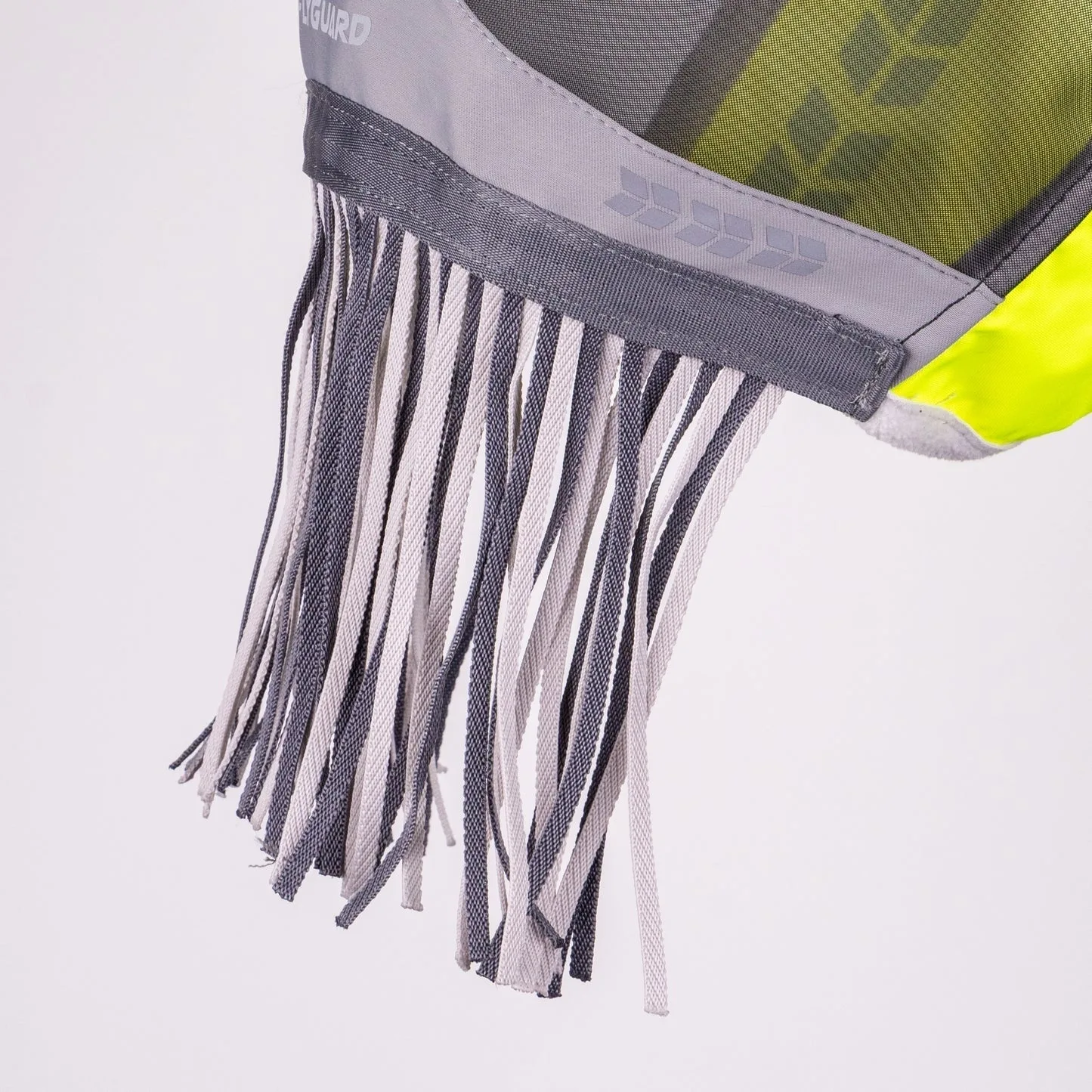 Shires FlyGuard Pro Hi-Viz Fine Mesh Fly Mask with Ears & Nose Fringe - Image 2