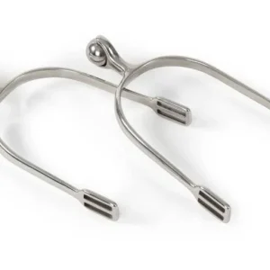 Shires Ladies Roller Ball Spurs Black/White