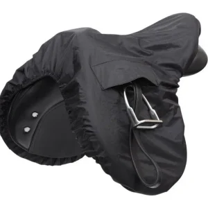 Shires Waterproof Ride-On Saddle Cover Black