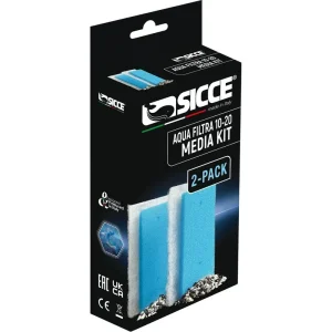 Sicce AQUA FILTRA 10-20 Replacement Media Kit (2 Pack)