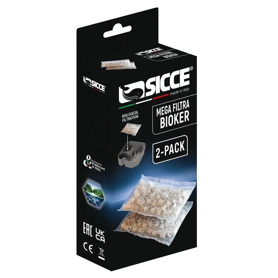 Sicce MEGA FILTRA Replacement Bioker (2units)