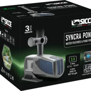 Sicce SyncraPond 3.5 Pond Pump with Fountain 687gph