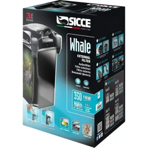 Sicce WHALE 350 Canister Filter - up to 90 gallon aquariums - 330 GPH 1ea