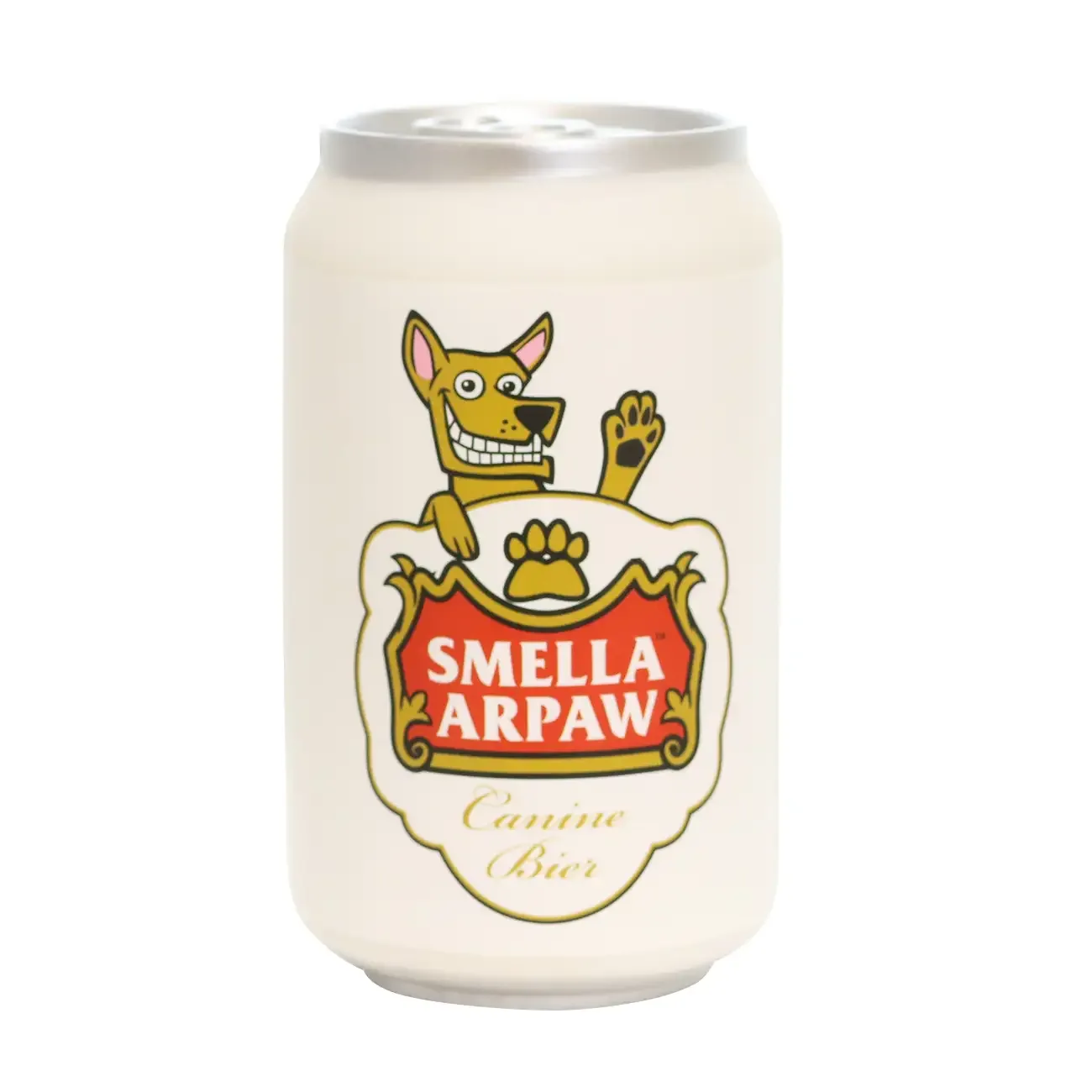Silly Squeaker Beer Can Smella Arpaw