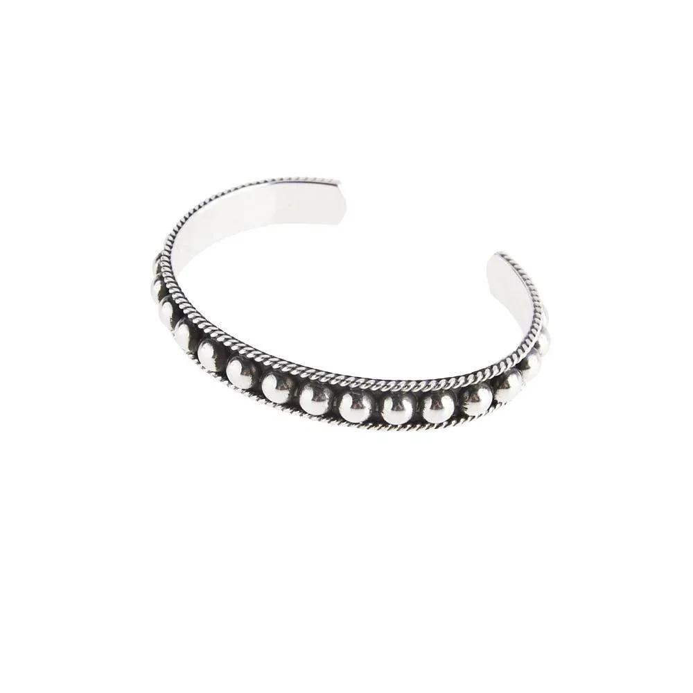 Silver N Accessories Sterling Dot Detail Cuff