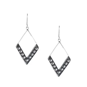 Silver N Accessories Sterling Dot Diamond Earrings