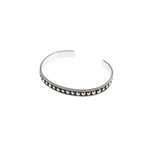 Silver N Accessories Sterling Silver Thin Dot Cuff