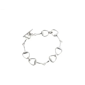 Silver N Accessories Sterling Snaffle Bit Link Bracelet