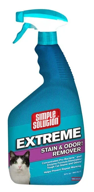 Simple Solution Extreme Cat Stain & Odor Remover Spray 32 fl. oz - Image 2